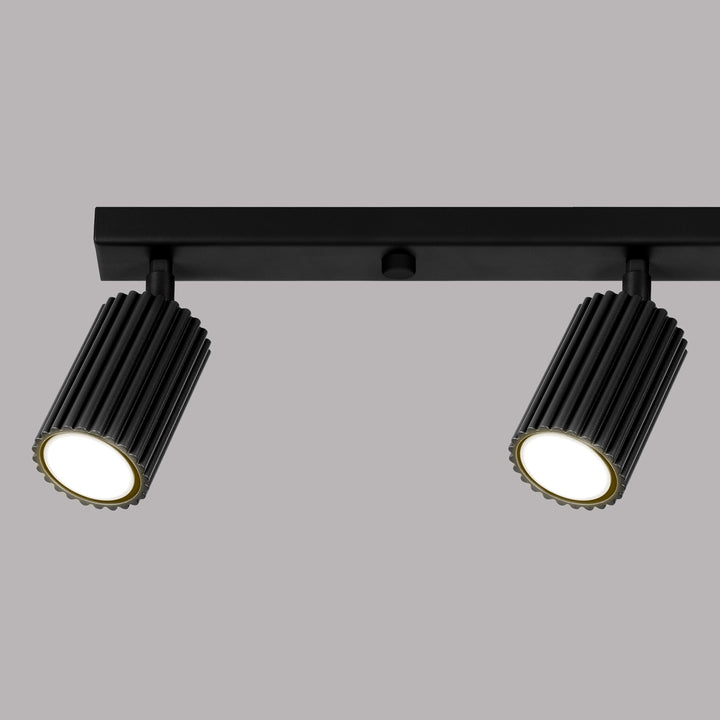Plafoniera KARBON 4L negru
