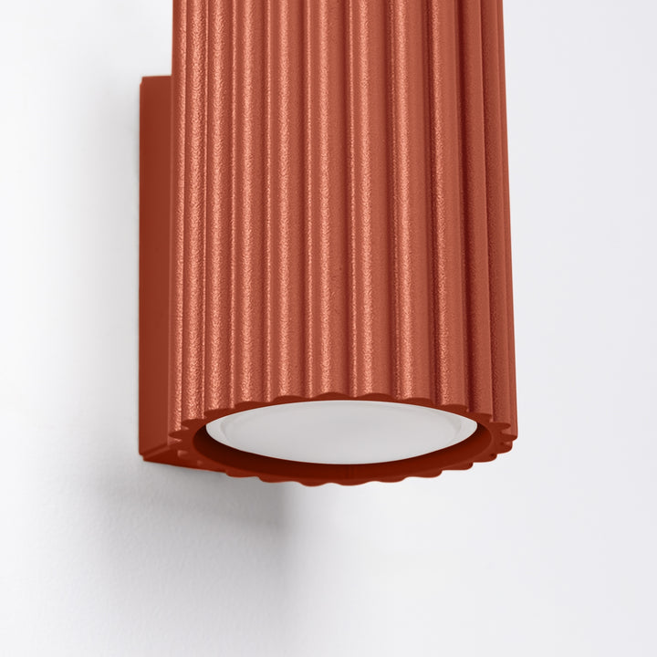 Lampa de perete KARBON 10 rosu ocru