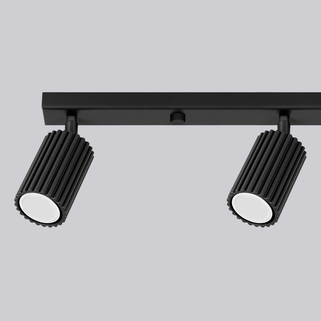 Plafoniera KARBON 4L negru