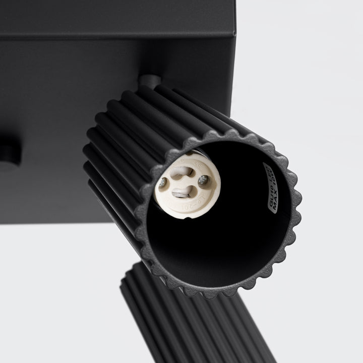 Plafoniera KARBON 4 negru