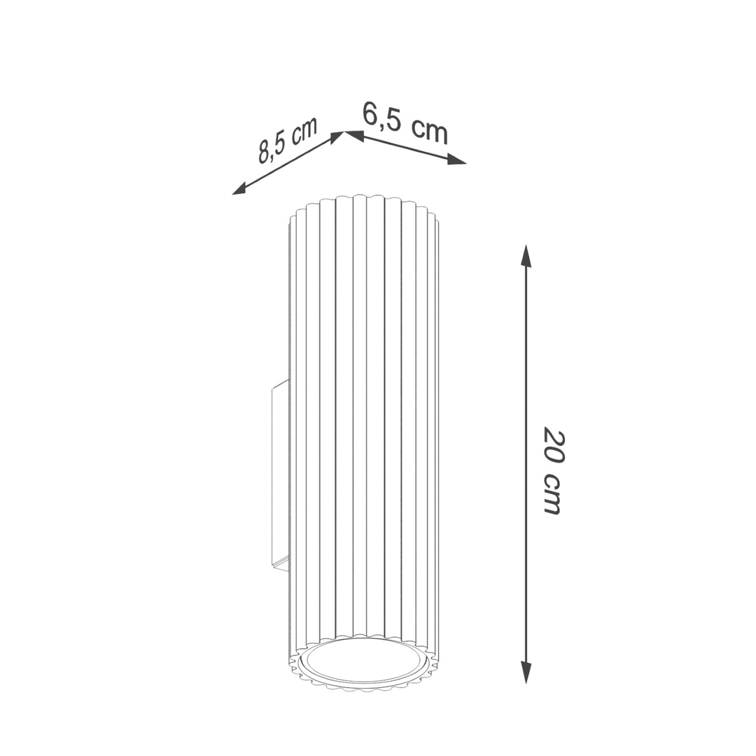 Lampa de perete KARBON 20 aur