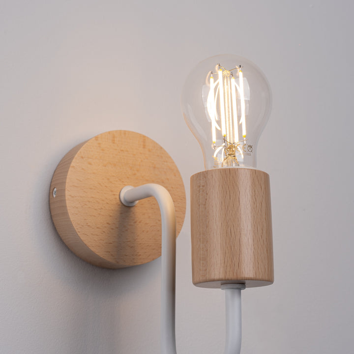 Lampa de perete TIMBO alb