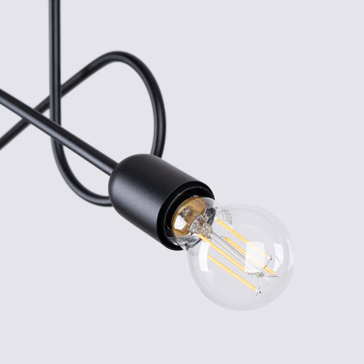 Lustra LOOP 2 negru
