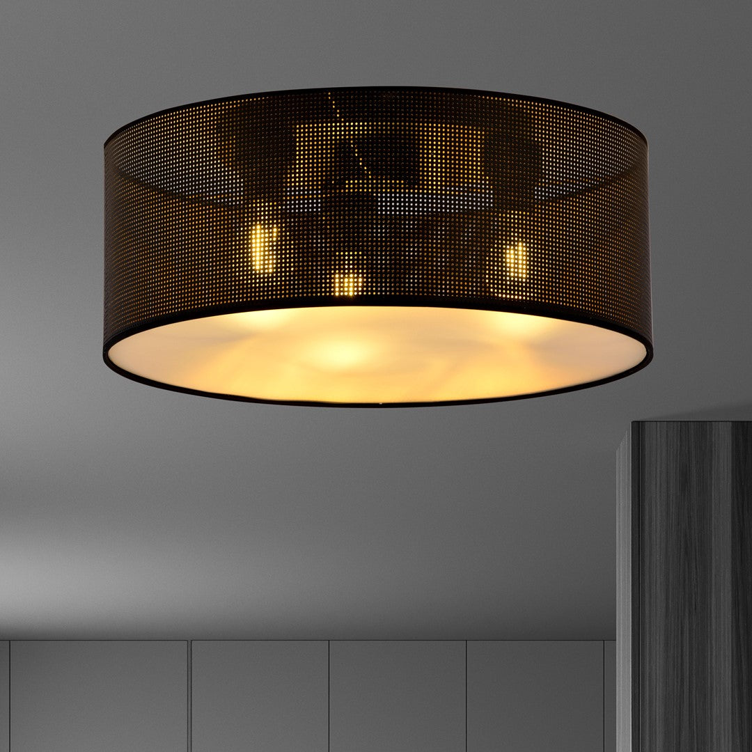 Plafoniera ASTON 3 BLACK/GOLD