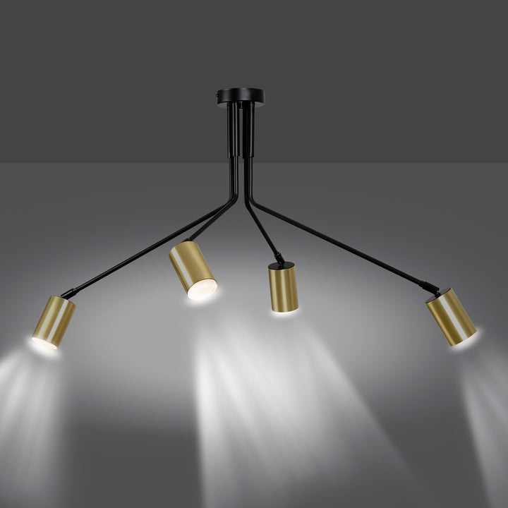 Lustra cu 4 lumini VERNO 4 BLACK