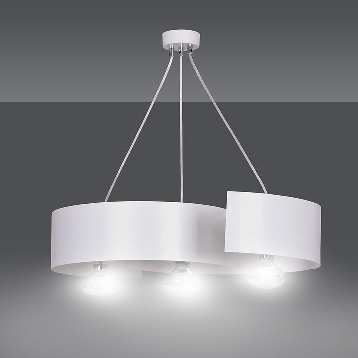 Lustra suspendata VIXON 3 alba