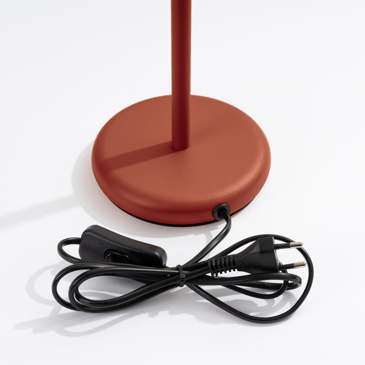 Lampa de masa KARBON ocru rosu