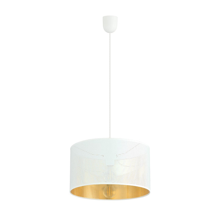 Lustra suspendata ASTON 1 alba/auriu