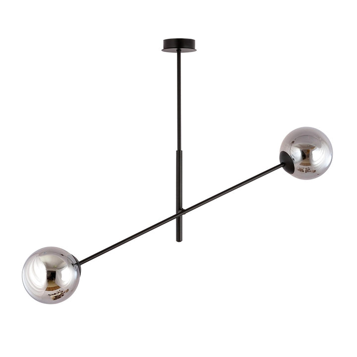 Lustra LINEAR 2 neagra/grafit