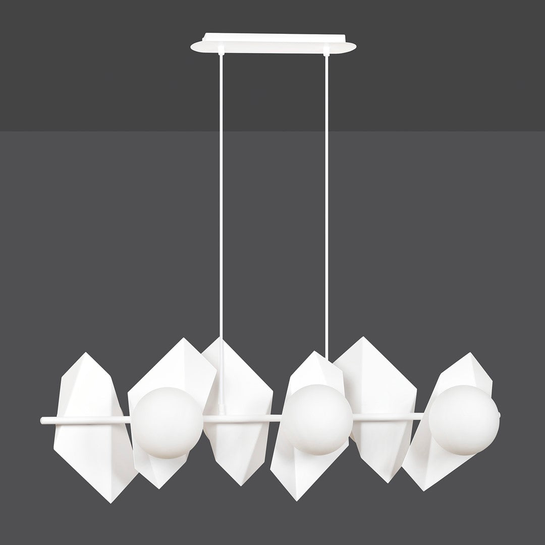 Lustra suspendata DRIFTON 6 alba