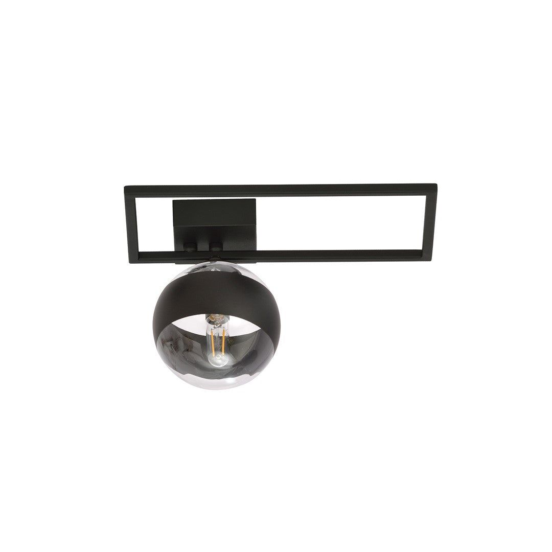 Plafoniera IMAGO 1D cu dunga neagra