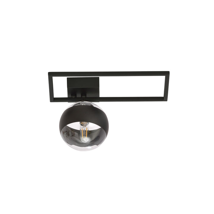 Plafoniera IMAGO 1D cu dunga neagra