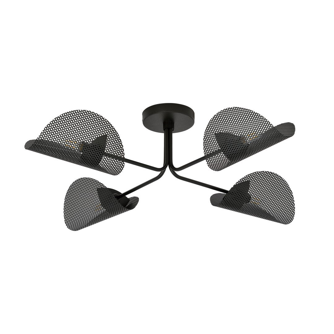 Plafoniera GOMEZ 4 neagra