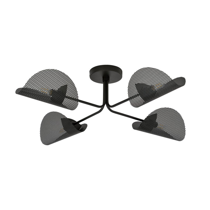 Plafoniera GOMEZ 4 neagra