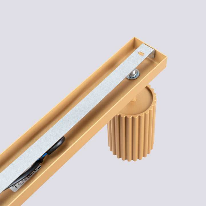 Plafoniera KARBON 4L auriu