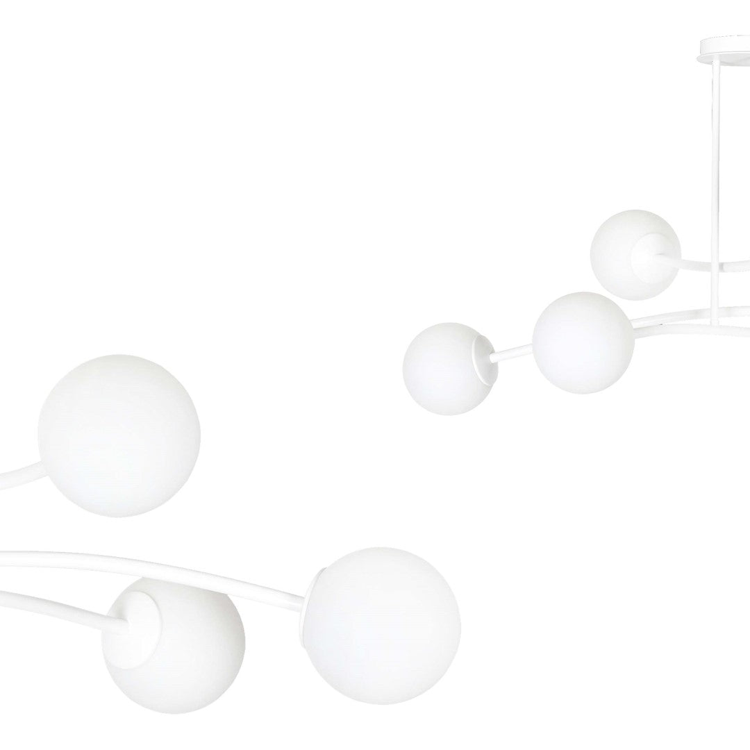 Lustra HALLDOR 6 alba