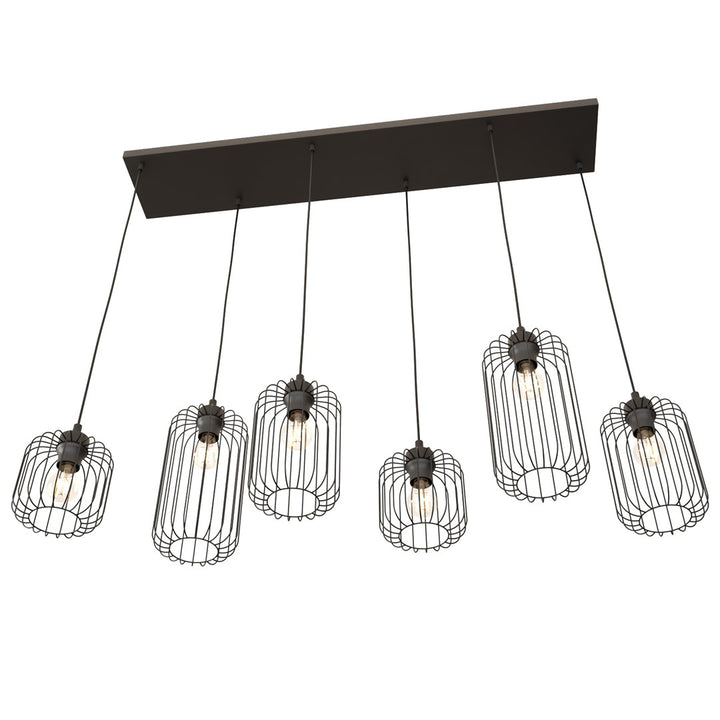 Lustra suspendata VANDER 6 neagra