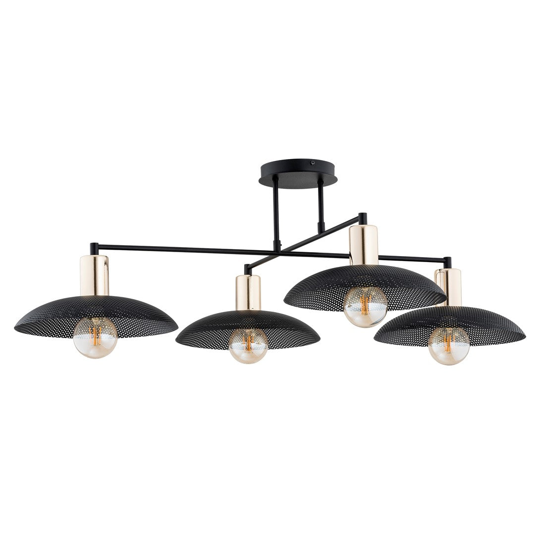 Plafoniera SPIRIT 4 neagra