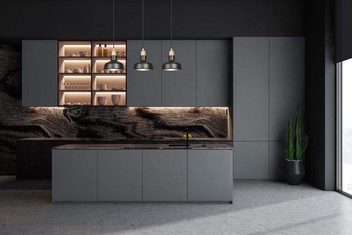 Lustra suspendata IBOR 3 neagra