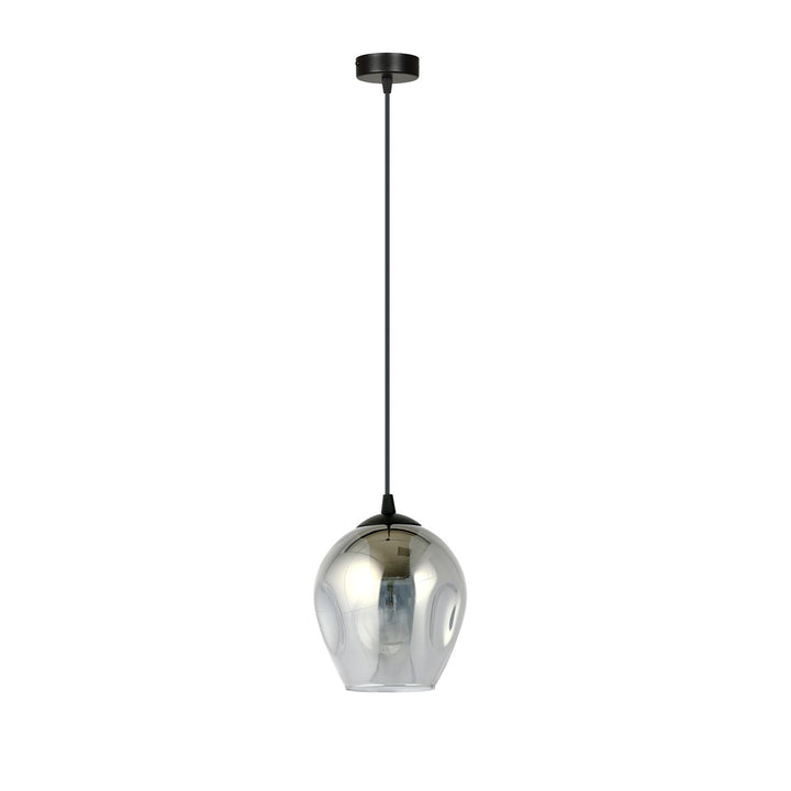 Pendul ISTAR 1 negru cu abajur grafit