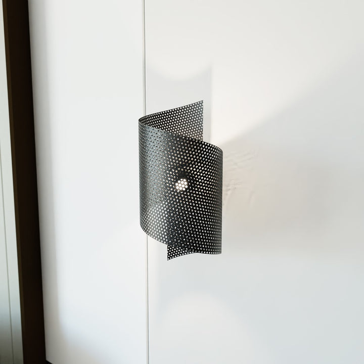Aplica de perete SPIRAL neagra