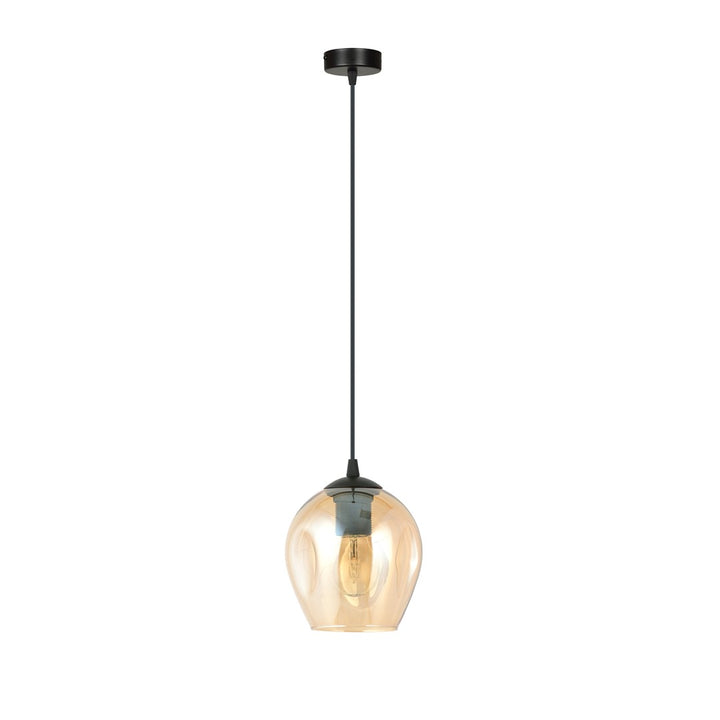 Pendul ISTAR 1 negru cu chihlimbar
