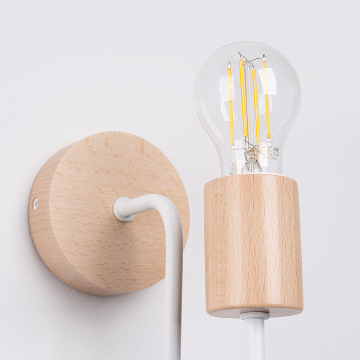 Lampa de perete TIMBO alb