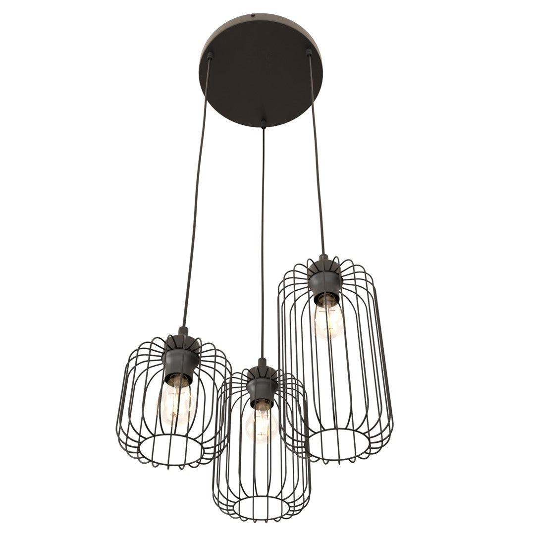 Lustra suspendata VANDER 3PREM neagra