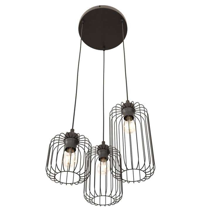 Lustra suspendata VANDER 3PREM neagra