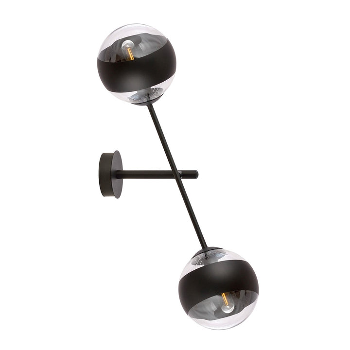 Aplica de perete LINEAR K2 cu dungi negre