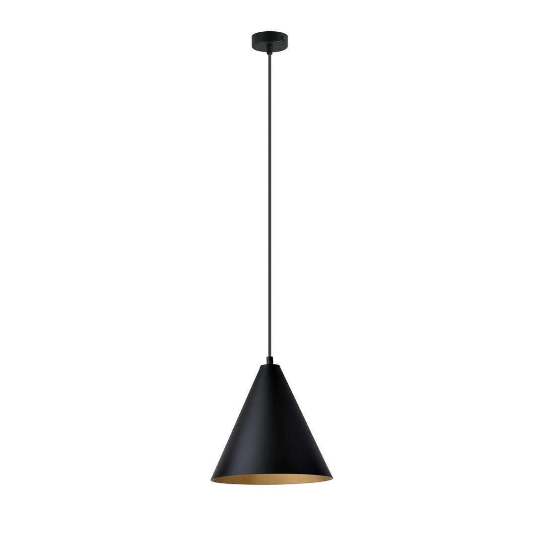 Pendul REBEL 1 negru cu auriu