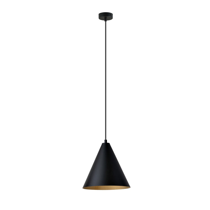 Pendul REBEL 1 negru cu auriu