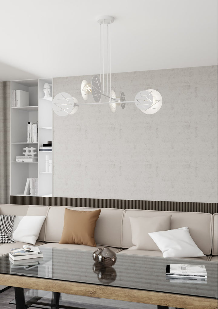 Lustra suspendata XOTIC 4 alba