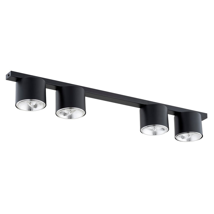 Plafoniera cu 4 spoturi NANO 4 neagra