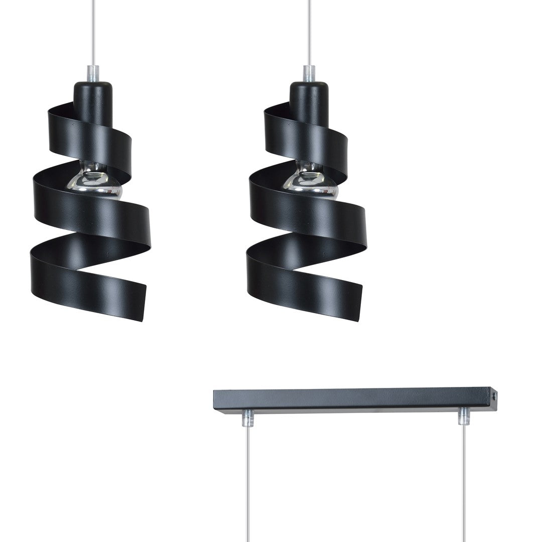 Lustra suspendata SAGA 2 neagra