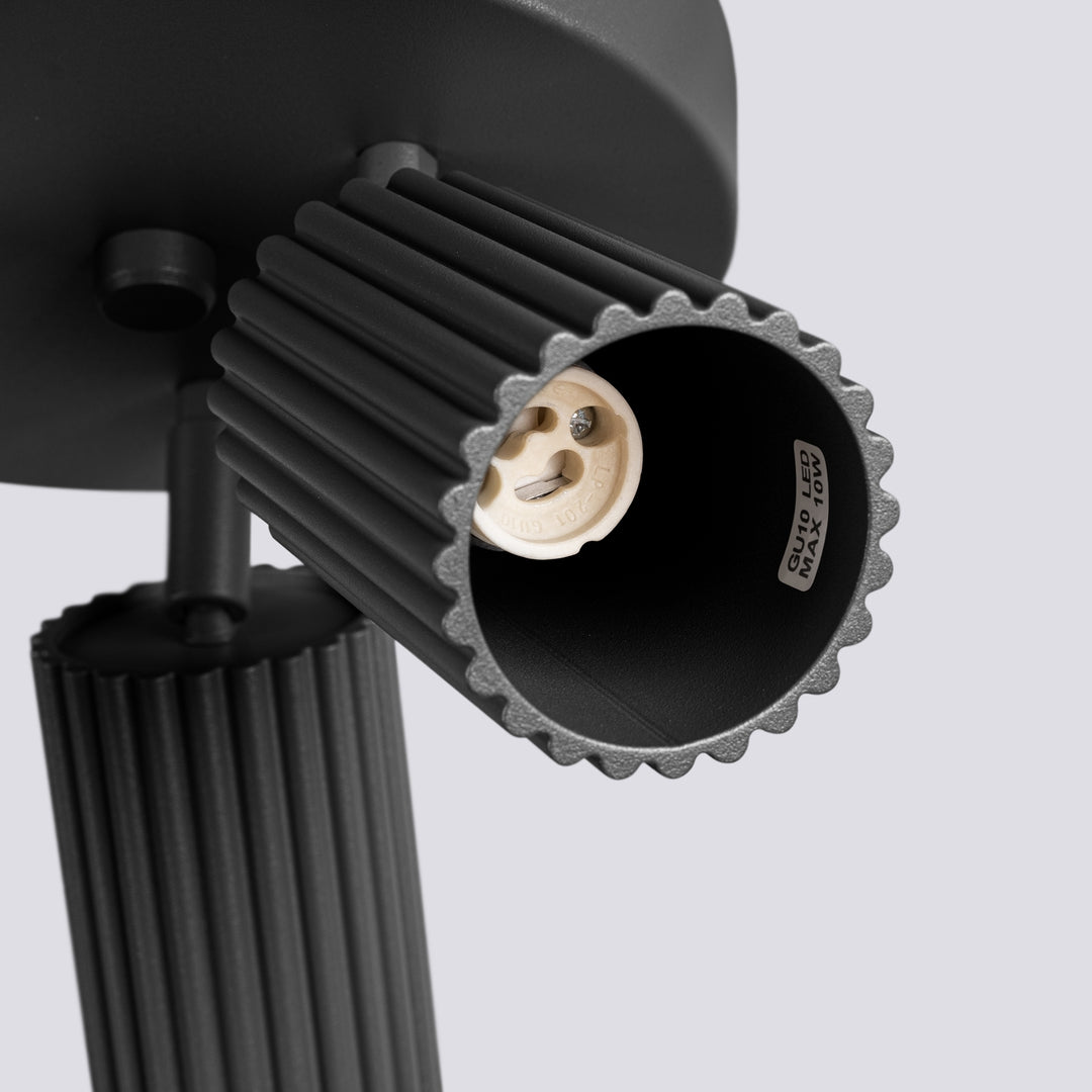 Plafoniera KARBON 3P negru