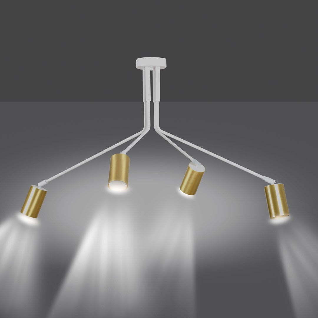 Lustra cu 4 lumini VERNO 4 WHITE