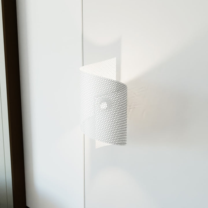 Aplica de perete SPIRAL alba