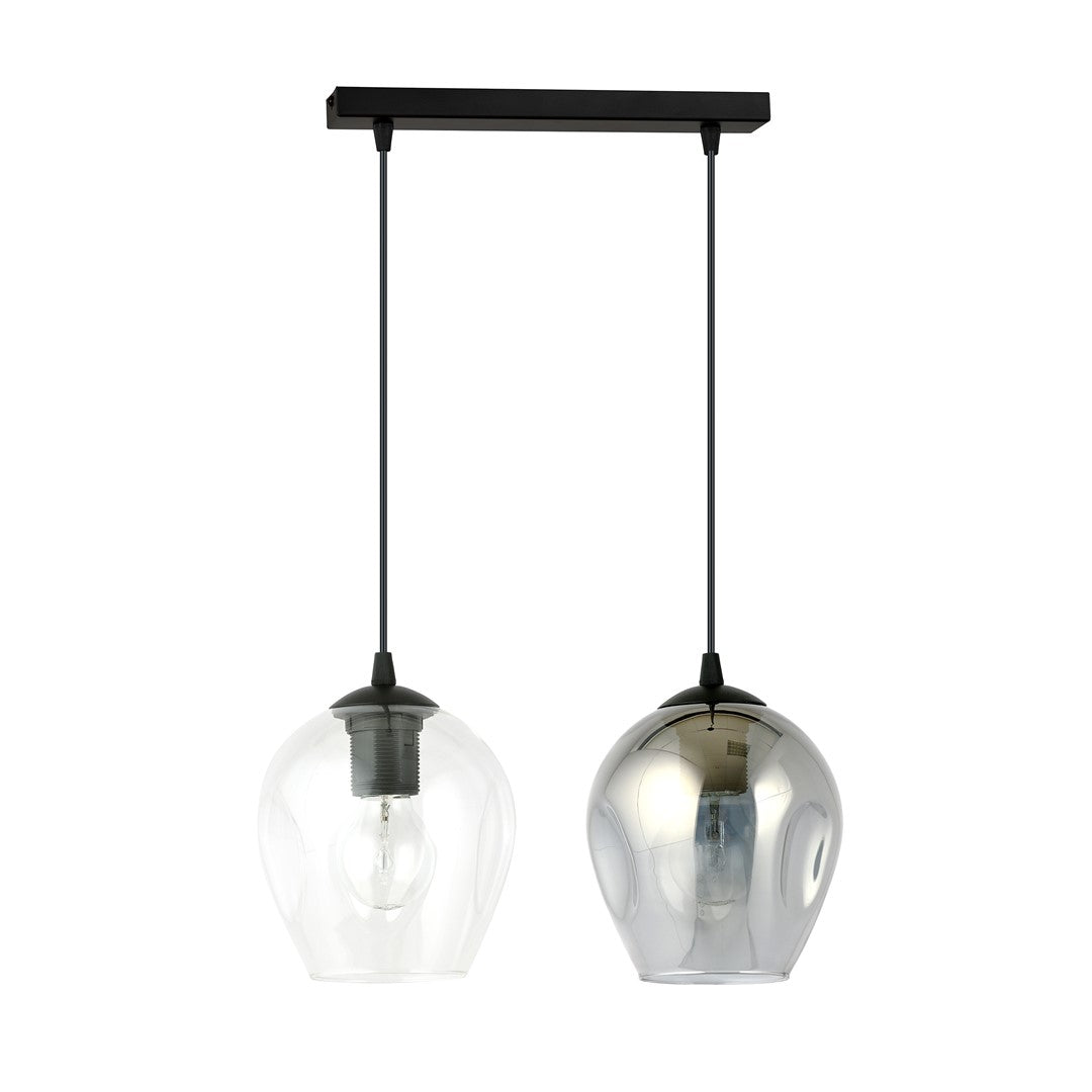 Lustra suspendata ISTAR 2 neagra MIX