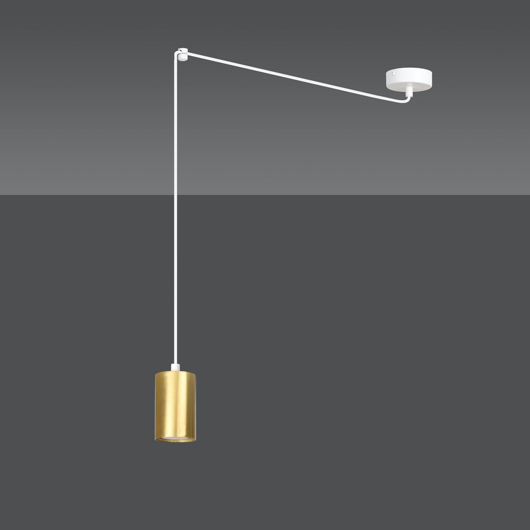 Pendul TRAKER 1 alb uc auriu