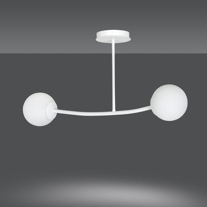 Lustra HALLDOR 2 alba