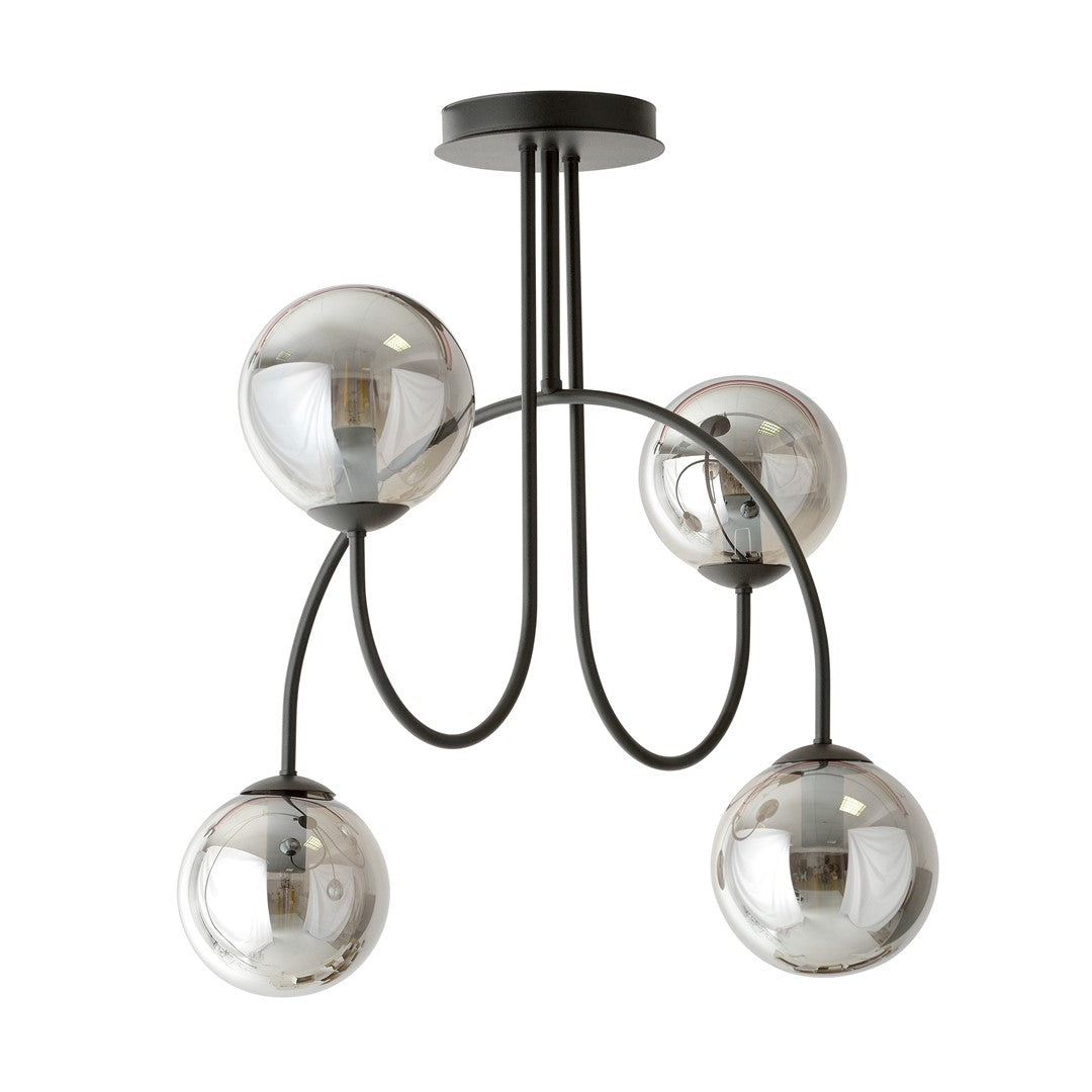 Lustra ARCHI 4A neagra GRAFIT