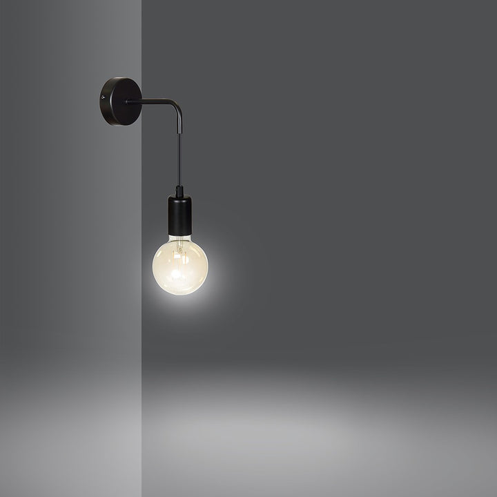 Aplica de perete MULTIPO K1 neagra