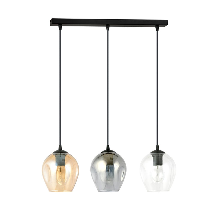 Lustra suspendata ISTAR 3 neagra MIX