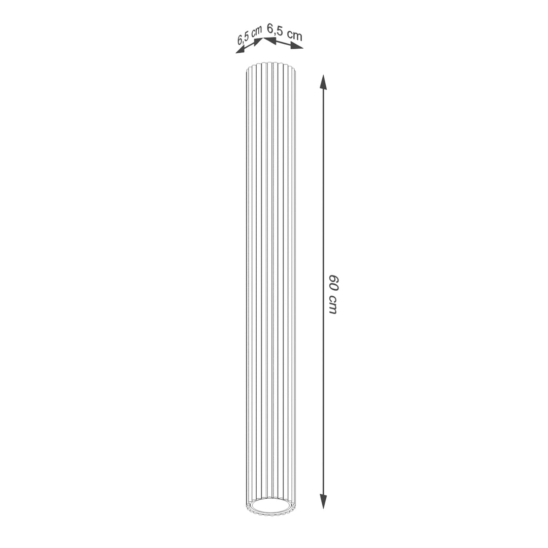 Spot aplicat KARBON 60 auriu