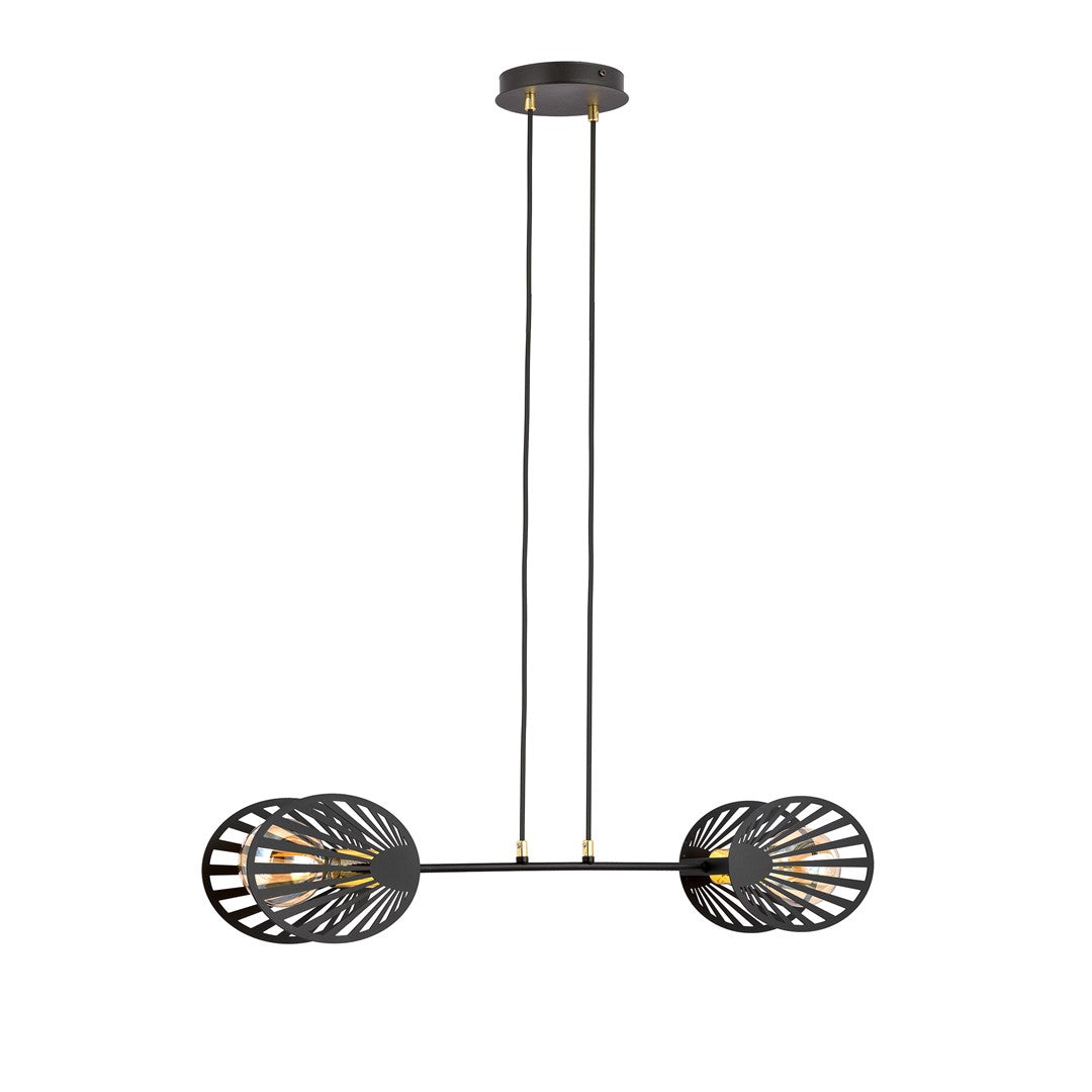 Lustra suspendata PLAYA 2 neagra