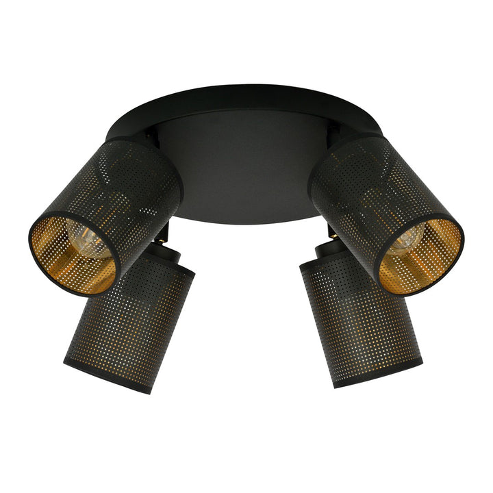 Plafoniera BRONX 4 PREMIUM neagra