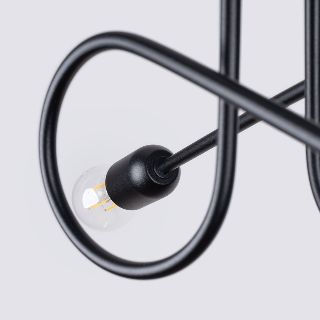Lustra LOOP 2 negru