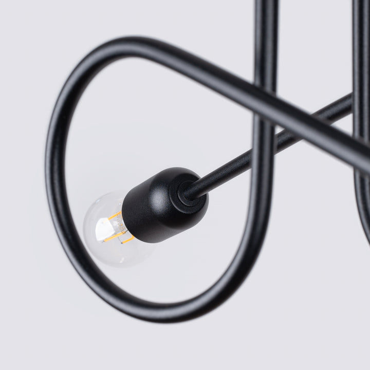 Lustra LOOP 2 negru