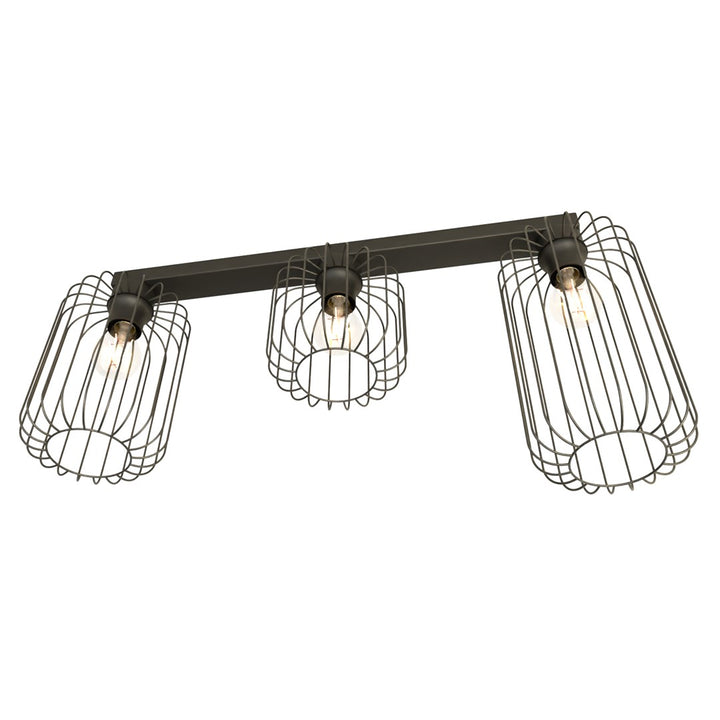 Plafoniera BARN 3 neagra